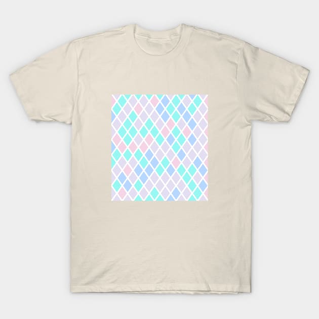 CUTE PASTEL DIAMOND BACKGROUND T-Shirt by HAIFAHARIS